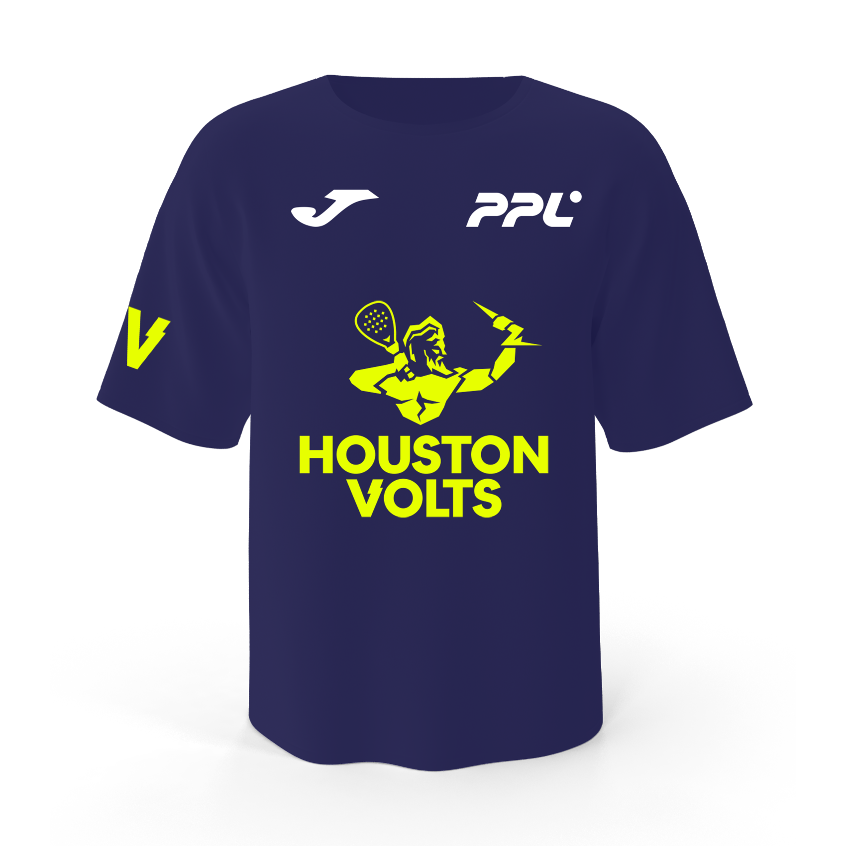 Houston Volts Men's Blue T-shirt